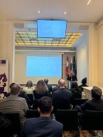 Cornelia Reibach-Stambolija, Wirtschaftsdelegierte der Wirtschaftskammer Österreich in Brüssel und Leiterin des AußenwirtschaftsCenters Brüssel beleuchtete die außenwirtschaftlichen Beziehungen zwischen Österreich und Indien.