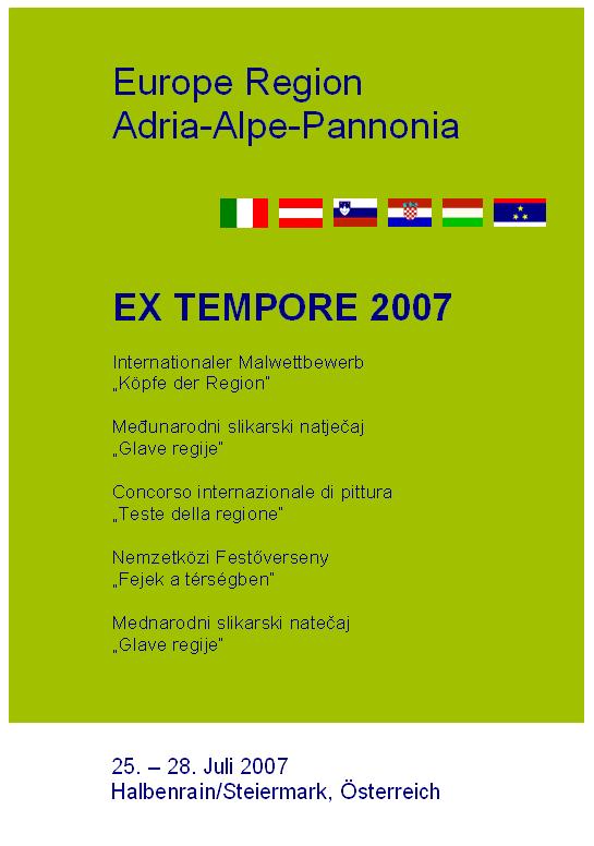 Ex Tempore 2007 - Internationaler Malwettbewerb Halbenrain