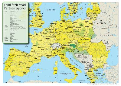 Auf einen Blick : Partnerregionen der Steiermark Auf einen Blick : Partnerregionen der Steiermark