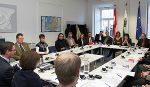 Intensive Diskussionen mit den VertreterInnen von europedirect Steiermark aus allen Bezirken
