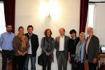   Michele Colusso (Comunitá Montana della Carnia),   Elke Riedlberger (Akademie Graz), Gianfranco Macchi (Comunitá Montana della Carnia), Dr. Astrid Kury (Akademie Graz), Dr. Georg Müllner (Verein Auxillium), Kenka Lekovich (Autorin),Karin Jaroschka, Dr. Markus Jaroschka (Herausgeber Literaturzeitschrift Lichtungen) (v. links)