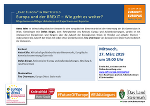 Einladung Café Europa Brexit