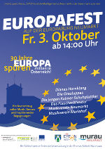 Einladung zum Europafest auf der Europaburg Neumarkt