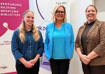 Hanna Reiter, Kathrin Stainer-Hämmerle und Tina Obermoser (v. l. n. r.)