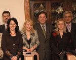 Links: Botschafter Werner Almhofer, Messdirektorin Dalfina Bosnijak, Botschafterin Kristicevic, LH Voves, Präsidentin Kristo und der Bürgermeister von Mostar, Ljubo Beslic