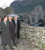 Vor der "Alten Brücke" in Mostar Vor der "Alten Brücke" in Mostar