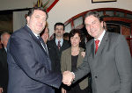 Mit dem Präsidenten der Republika Srpska, Milorad Dodik Mit dem Präsidenten der Republika Srpska, Milorad Dodik
