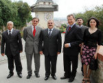 Schlossberg-Besuch und Wirtschaftsgespräche mit Industri-Vizepräsident Dr. Gilbert Frizberg