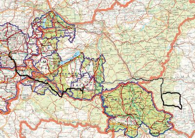 Die Route der viertägigen Freundschaftsfahrt 2008 führt bis ins rumänische Temesvar.