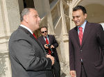 Landtagspräsident Siegfried Schrittwieser begrüßte den Wirtschaftsminister Aserbaidschans, Heydar Babayev im Grazer Landhaus zu einem Arbeitsgespräch