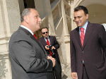 Landtagspräsident Siegfried Schrittwieser begrüßte den Wirtschaftsminister Aserbaidschans, Heydar Babayev im Grazer Landhaus zu einem Arbeitsgespräch 