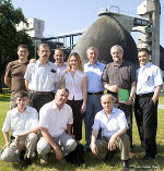 Bürgermeister Mustafa Qemail (Bildmitte stehend ) und die anderen Delegationsteilnehmer zeigten sich beim Besuch der Grazer Kläranlage in Gössendorf genauso  beeindruckt wie ... 