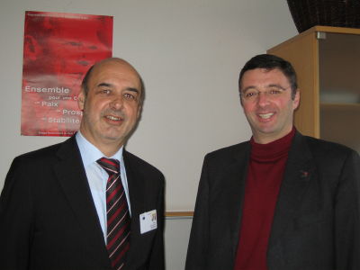 Besuch des Herrn Landesrates Ing. Manfred Wegscheider beim Abgeordneten zum Europäischen Parlament, Mag. Jörg Leichtfried