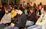 Rege Publikumsbeteiligung bei der abendlichen EU-Diskussion Rege Publikumsbeteiligung bei der abendlichen EU-Diskussion