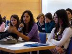 StudentInnen beteiligten sich rege an der Diskussion mit Prof. Meyer