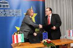 Landtagspräsident Kurt Flecker und Präsident des Parlaments von Serbiens Autonomer Provinz Vojvodina vereinbarten eine Zusammenarbeit beider Regionen