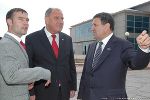 Der damalige Landtagspräsident Siegfried Schrittwieser besuchte im April 2009 als „steirischer Außenminister" die Universität von Nakchivan in Aserbaidschan- hier mit Rektor Habbibbeyli auf einem Archiv-Foto.