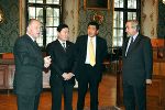 Der Verteidigungsminister der Mongolei Badarch Erdenebat sprach mit Landtagspräsident Reinhold Purr und Europalandesrat Gerald Schöpfer über eine Zusammenarbeit mit der Steiermark. 
