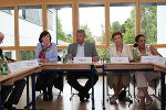 Das Impulsreferat von EuropeDirect-Leiterin Heidi Zikulnig beim Partnerschaftstreffen in Schladming ...  ©      