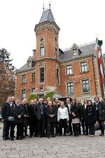 EU Gemeinderäte-Team vor dem Rathaus in Schladming ©      