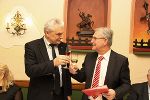 Die Parlamentarischen Vertreter Nikolai Alexandrytschew und Landtagspräsident Franz Majcen freuen sich über die künftige Partnerschaft.
