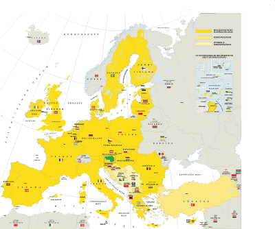 Europa bleibt ja gleich groß, auch wenn die EU wächst.