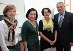 Von links: Heidi Zikulnig, Vizepräsidentin Elisabeth Meixner, Heidi Hudabiunigg und Landesschulratspräsident Wolfgang Erlitz.