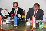 Highlight der Kroatienreise: Unterzeichnung des Vertrages in Sisak.