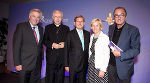 Hermann Schützenhöfer, Egon Kapellari, Johannes Hahn, Kristina Edlinger-Ploder und Robert Menasse (v. l.)