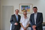 Vizepräsident des EP Othmar Karas, Autor Fabian Eder, Europaabgeordneter Jörg Leichtfried