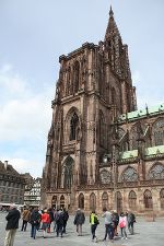 Die Kathedrale von Straßburg.
