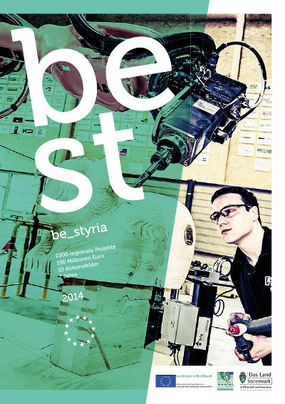 Die Broschüre "be_styria" als Flip-Book und zum Download
