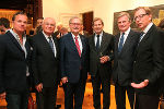 MEP Georg Mayer, Altlandeshauptmann Franz Schausberger, Landtagspräsident Franz Majcen, Kommissar Johannes Hahn, Botschafter Walter Grahammer, Landesrat Christian Buchmann