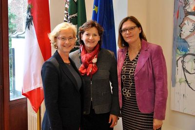 Roswitha Preininger, Ursula Lackner und Claudia Suppan