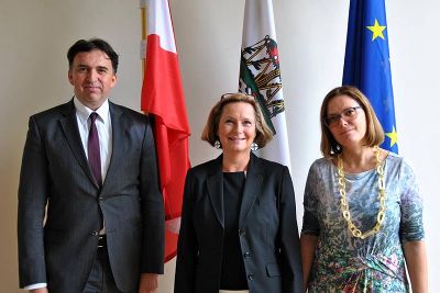 Ronald Rödl, Bettina Vollath und Claudia Suppan