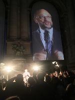 Martin Schulz on stage