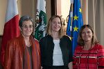 v.l.n.r. Ulrike Lunacek, Maxi Blaha, Claudia Suppan © Steiermark-Büro