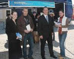 while EuropeDirect Information Network Styria provided information about the EU (here with MP Jochen Pack in Hartberg),