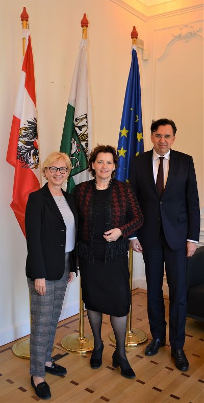 Landesrätin Ursula Lackner im Steiermark-Büro