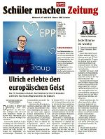 Zeitungsartikel "Schüler machen Zeitung" © Kleine Zeitung