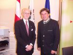 Der norwegische Botschafter Bengt O. Johansen mit LH Mag. Franz Voves Foto: Landespressedienst 