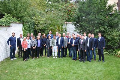 GÖD, die Leiterinnen und Leiter der Bundesländerbüros und das Europabüro des ÖGB im Steiermark-Haus in Brüssel