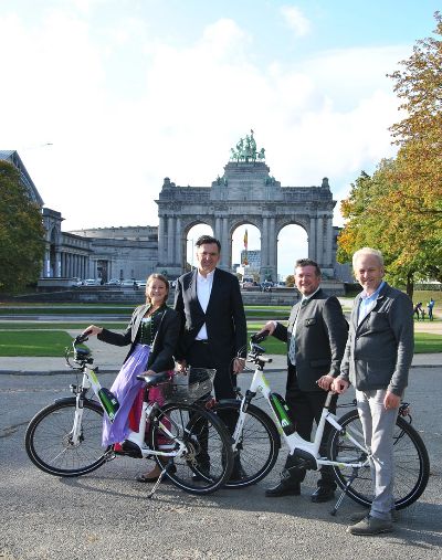 Steirerbikes in Brüssel 