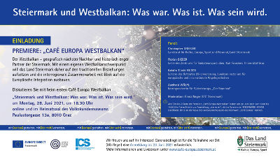 Premiere "Café Europa Westbalkan"