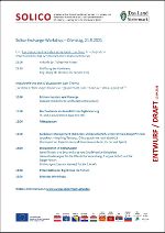 SOLICO-Workshop am Dienstag, 21. September 2021