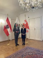Botschafterin Tsikhelashvili bei Landeshauptmann Drexler © Land Steiermark