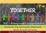 Das ist das Titelbild der Einladung zum diesjährigen FairStyria-Tag des Landes Steiermark am 28. Juni 2023.