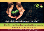 Das ist die Einladung zum FairStyria-Tag des Landes Steiermark am Mittwoch, dem 28. Juni 2023 zum Thema "SDG 4 - Bildung schafft Lebensperspektiven".