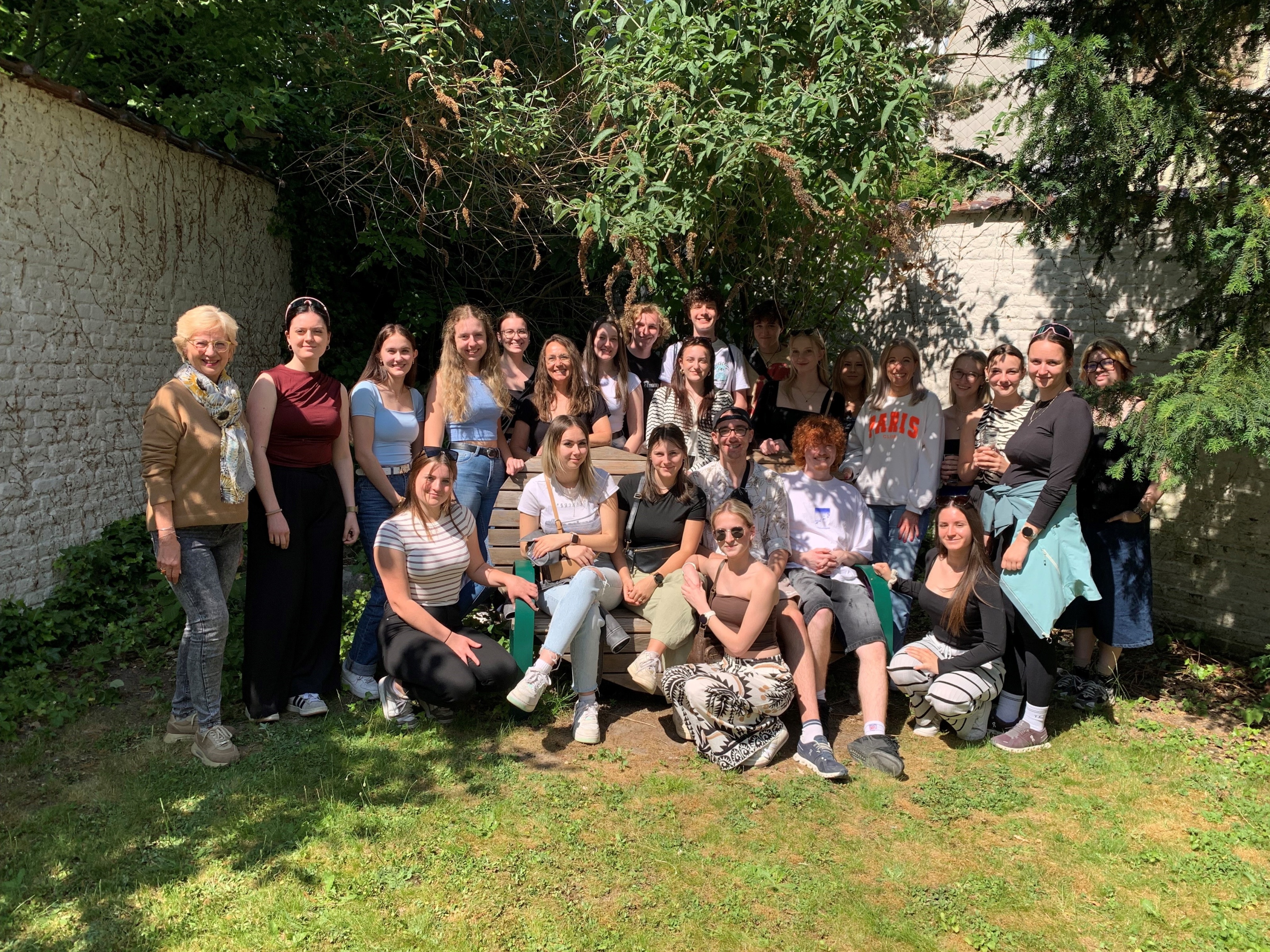 Gruppenfoto der Schülerinnen und Schüler aus der Steiermark