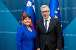 LH-Stv. Manuela Khom mit Staatssekretär Marko Štucin © Land Steiermark; Verwendung bei Quellenangabe honorarfrei
